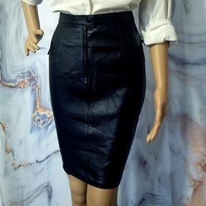 Leather Skirt VINTAGE